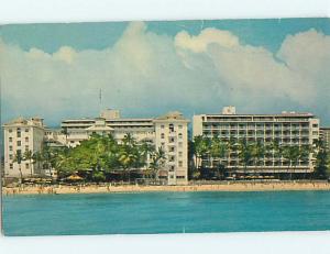 Unused 1950's MOANA HOTEL Honolulu Hawaii HI Q4535