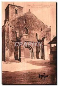 Old Postcard surroundings Fontenay le Comte Roman Church Foussais