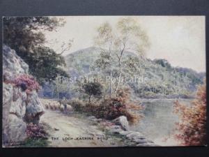 Scotland: On the Loch Katrine Road - Old Postcard Pub by Valentine's