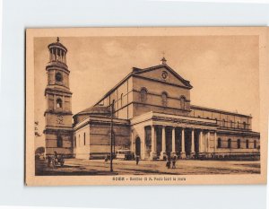 Postcard Basilica di S. Paolo fuori le mura Rome Italy