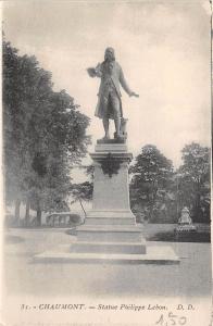 BF16084 chaumont statue philippe lebon france