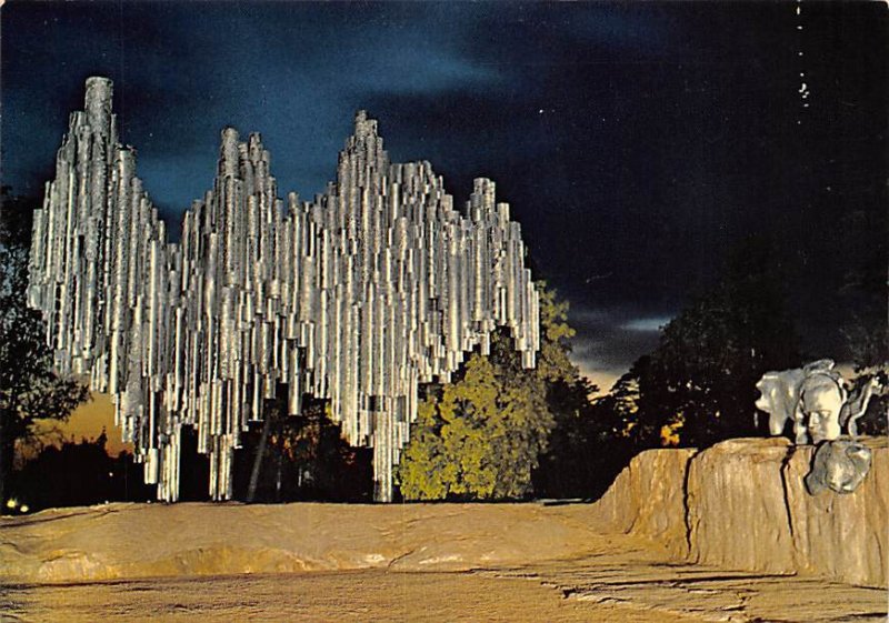 Sibelius Monument Helsinki Finland, Suomi Unused 