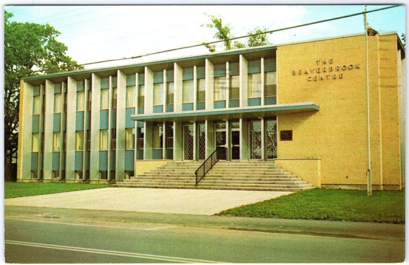 VINTAGE POSTCARD THE BEAVERBROOK CENTRE AT CHATHAM NEW BRUNSWICK CANADA 1960s B