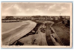 1926 Bay and Harbour Portrush Northern Ireland British Goods Stamp Postcard