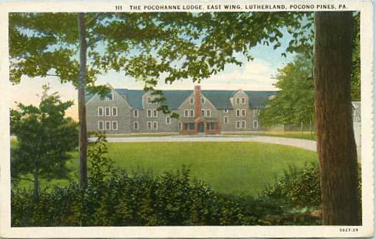 PA - Pocono Pines. The Pocohanne Lodge, East Wing, Lutherland