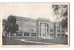 New Iberia Louisiana LA Postcard 1915-1930 New Iberia High School