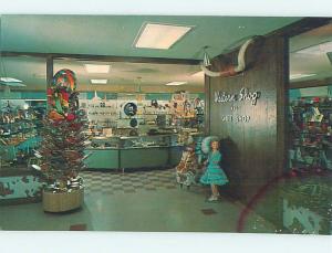 Pre-1980 GIFT SHOP AT GLASS HOUSE RESTAURANT Vinita Oklahoma OK M9887