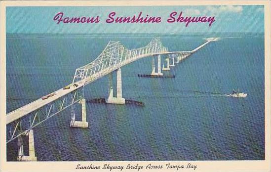 Florida St Petersburg Sunshine Skyway Bridge