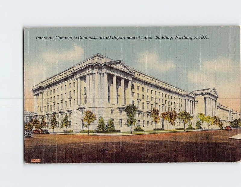 Postcard Interstate Commerce Commission and Department of Labor Building, D. C.