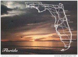 Map Of Florida The Sunshine State