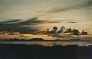 Sunset over Truk Lagoon - Chuuk, Micronesia
