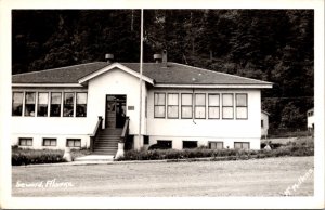 Real Photo Postcard Building in Seward, Alaska