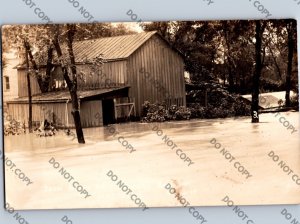 c1913 FLOOD Hutchins Hotel Nueva St Street View SAN ANTONIO Texas TX RPPC Photo