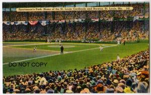 Sportsman's Park, St Louis Mo