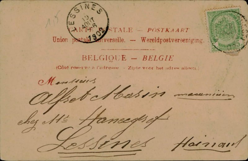 B576 Belgium Verviers 1902