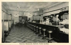 NC - Sanford. Fairview Restaurant