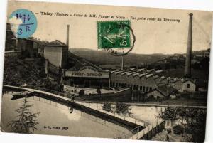 CPA THIZY-Usine de MM. Fanget et Girin-Vue prise route du Tramway (235835)