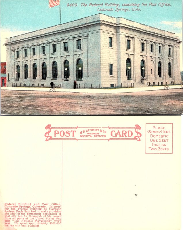 The Federal Buildings, containing the Post Office, Colorado Springs, Colorado