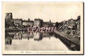 Postcard Old Rennes Le Quai of Pr?valaye and General view of the city