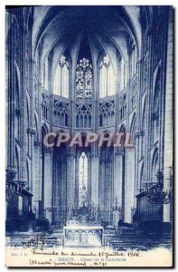 Old Postcard From Meaux Cathedral Choir of the Cathedral