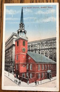 Old South Church , Boston, Massachusetts - 1916