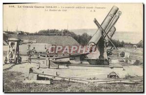 Old Postcard Militaria The new French heavy artillery mortar 350