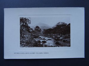 Wales BETTWS Y COED River Llugwy & Moel Siabod - Old RP Postcard by Rapid 244-4