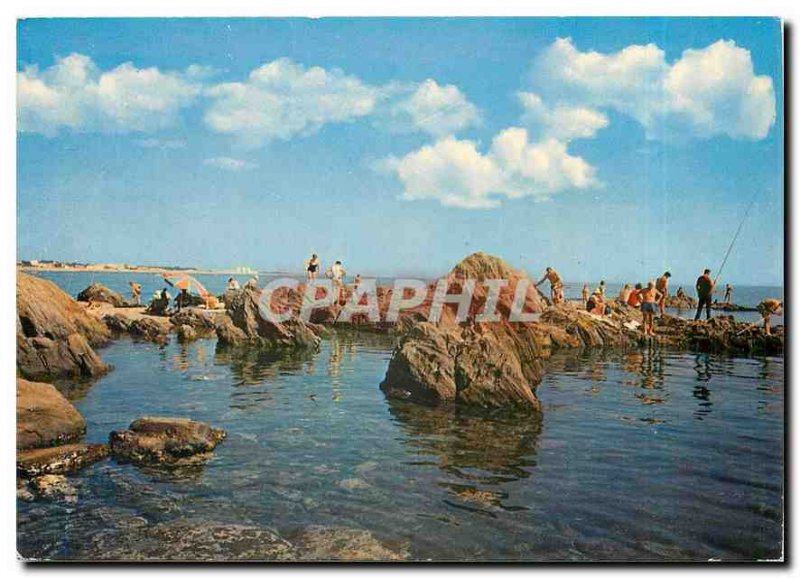 Modern Postcard Argeles sur Mer Racour Rocks Basically towers Argeles