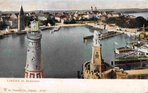 Lindau Panorama Bodensee Bavaria Germany 1905c postcard