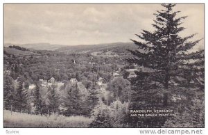 Bird's eye view of the Green Mountains, Randolph, Vermont, 00-10s