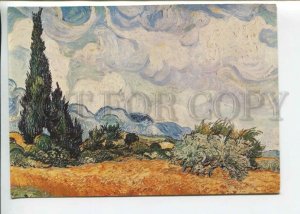 441765 Vincent Van Gogh Landscape with Cypresses Old Wiechmann german postcard