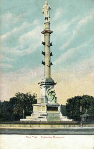 USA Columbus Monument New York City Postcard 07.39