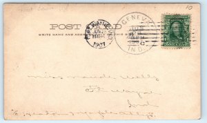 RPPC Geneva IN Indiana Real Photo Postcard