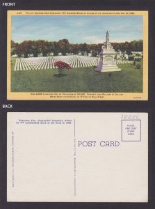Postcard, United States, Johnstown PA, Unknown Dead Cemetery Johnston Flood