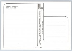 Airplane Postcard Garuda Indonesia Airlines Douglas DC-10-30 PK-GIE DN10