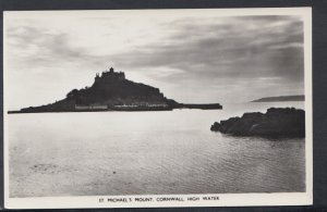 Cornwall Postcard - St Michael's Mount at High Water, Penzance RS11936