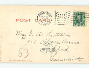 Pre-1907 JUDGE'S CAVE New Haven Connecticut CT A1621