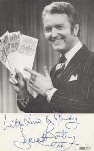 Derek Batey of Mr & Mrs Quiz Romantic TV Show Hand Signed Cast Card Photo