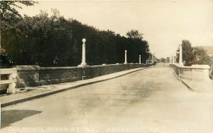 RPPC Postcard; Entrance to Des Moines River Bridge, Humboldt IA Unposted