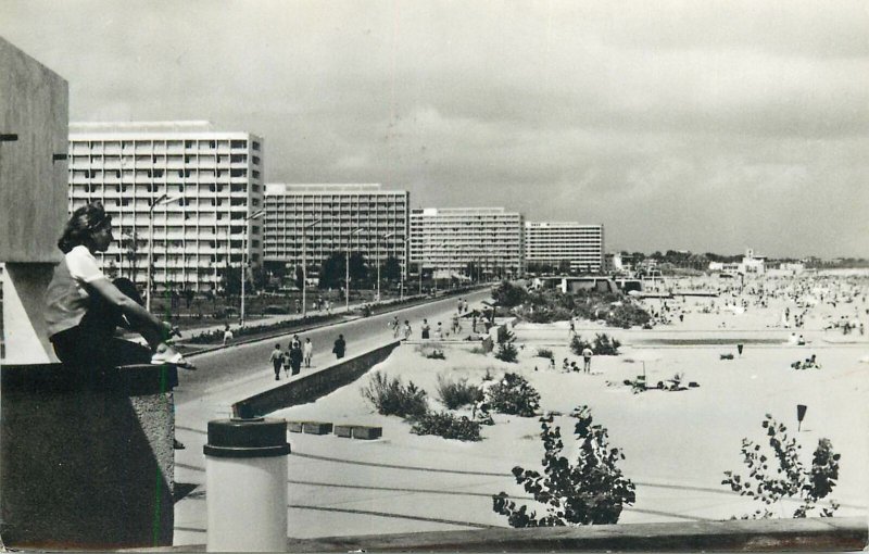 aspect din Mamaia Romania carte postala