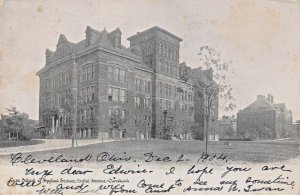 CLEVELAND OHIO~SCHOOL OF APPLIED SCIENCE-EUCLID AVENUE~1904 POSTCARD