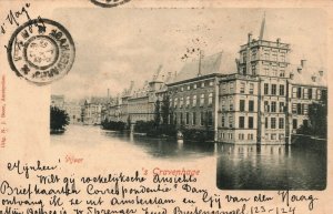 Netherlands Den Haag The Hague Vijver Vintage Postcard 03.74