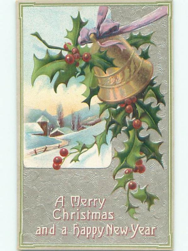 Divided-Back CHRISTMAS SCENE Great Postcard W9966