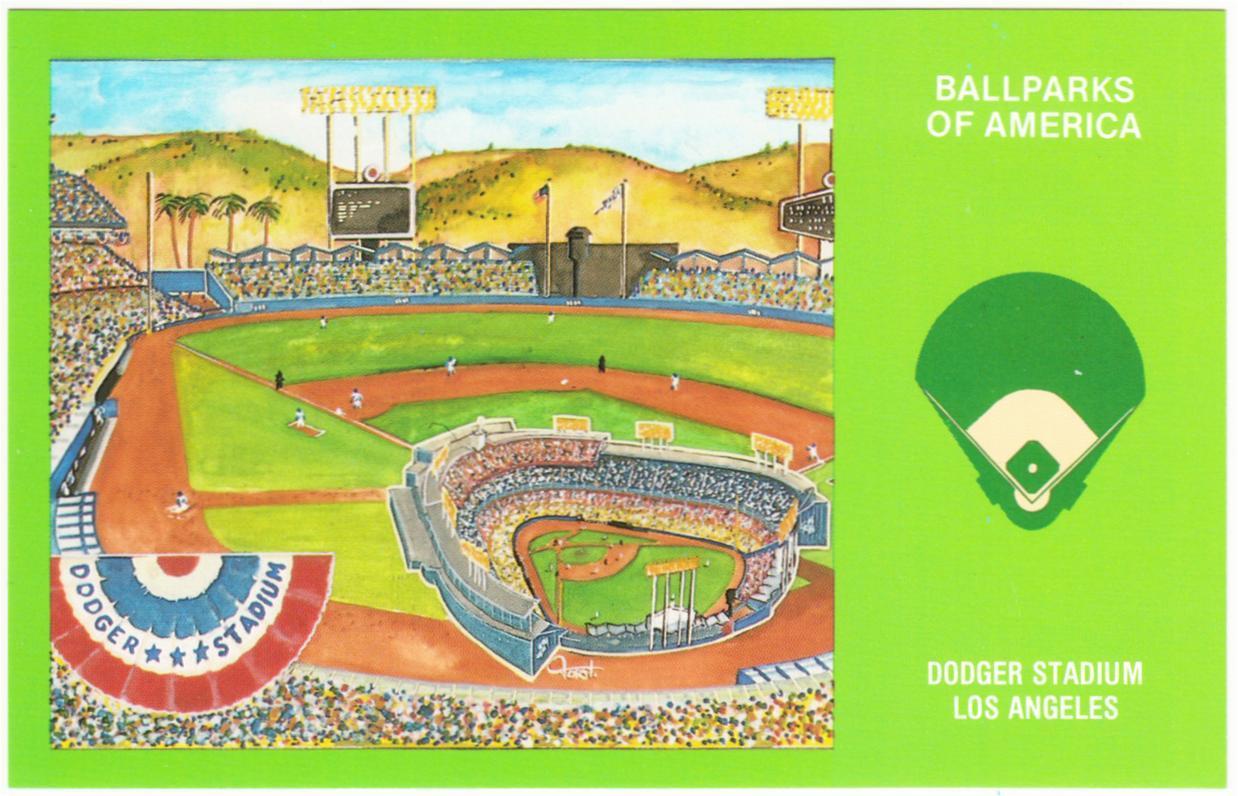 Dodger Stadium Postcard