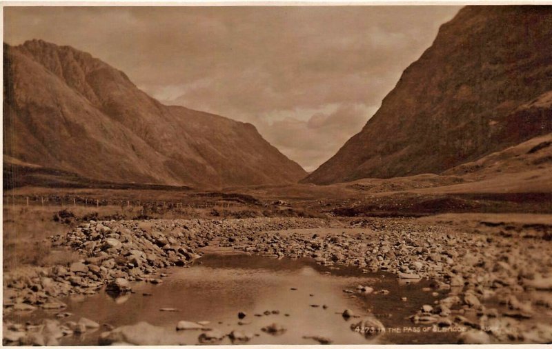 SCOTLAND~THE PASS OF GLENCOE~JUDGES PHOTO POSTCARD