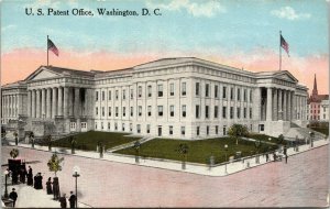 US Patent Office Washington DC Vintage Postcard Interior Department Garrison Vtg 