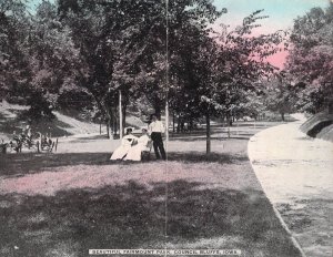 c.'07, Double,  5.5x7 Folded, Fairmount  Park, Council Bluffs, IA,Old Postcard