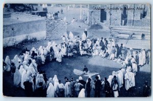 Algeria Postcard Arabian Acrobats in Algiers Africa c1930's Vintage Unposted