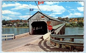 Hartland Bridge Longest Covered Bridge New Brunswick CANADA 1972 Postcard