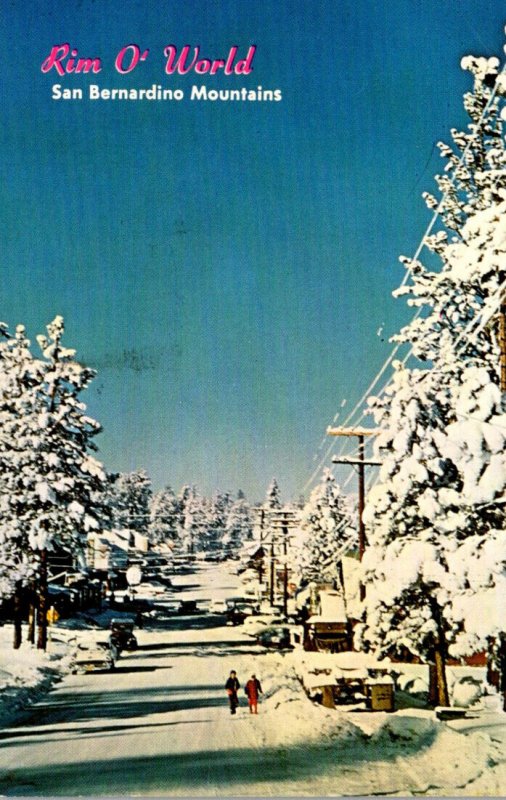 California San Bernardino Mountains In Winter Rio O' World 1967